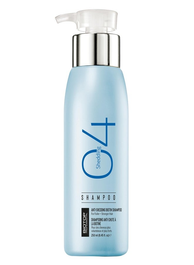 Biotop Professional 04 Hair Loss Shampoo - Made with Biotin, Red Clover and Citric Acid - Strengthening Treatment for Repair - For Shedding or Thinning Hair (8.45 oz) - Image 1